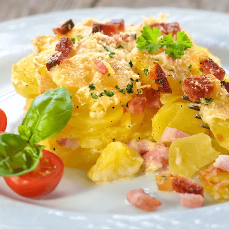 Gratin vaudois aux lardons Gratin vaudois aux lardons