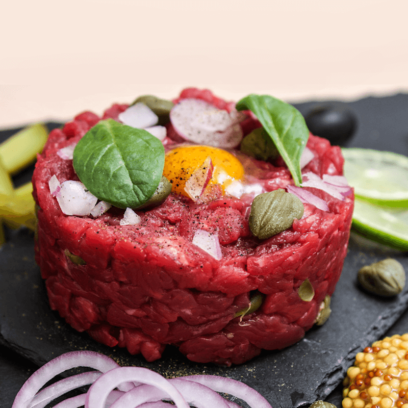 Tartare de boeuf tradition Tartare de boeuf tradition